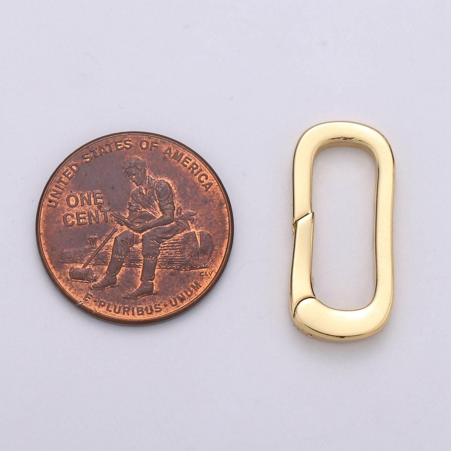 1pc carabiner mutiple color options spring push clasp, screw clasp oval lock, interlocking oval lock clasp, supp- 997, 998, 999, 1000