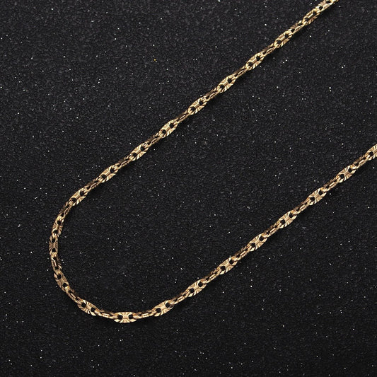 Dainty 24k gold filled sunburst anchor mariner 2mm unfinished textured jewelry making gold, silver chain | roll-1044, roll-1113