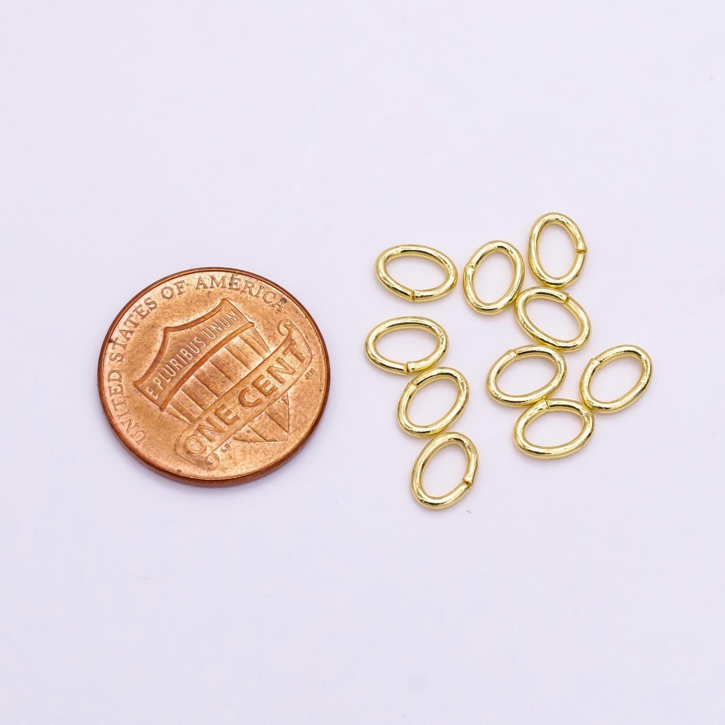 10pcs gold filled jump ring open jump rings for jewelry making supplies 6.9 x 4.9 mm (20 gauge) z853