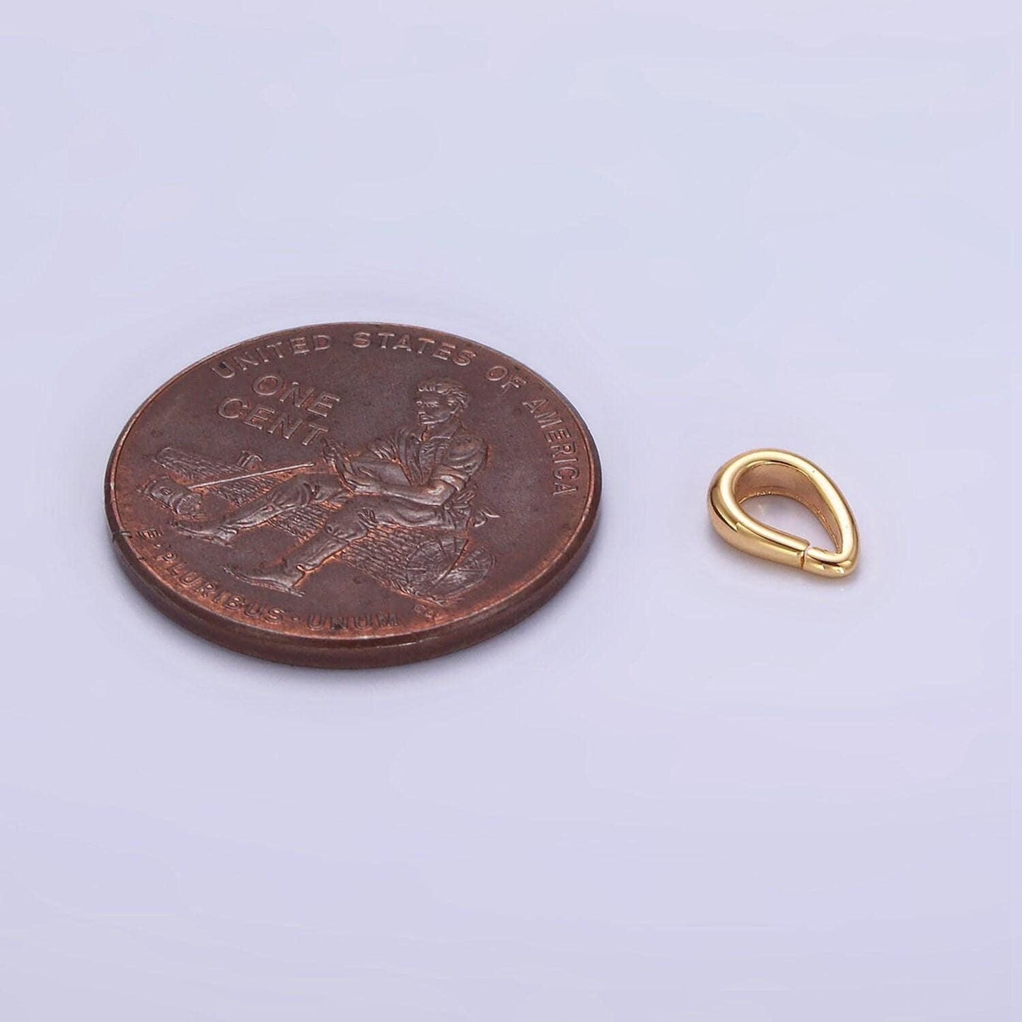 18k gold filled bail for pendant jewelry kit supplies for diy jewelry making | z489