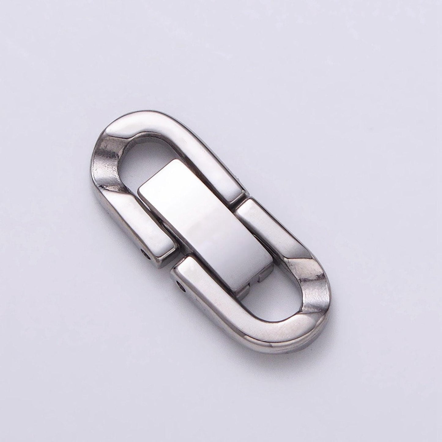 Stainless steel fold over clasps extender clasp closure gold end caps for bracelet jewelry component handmade supply z318 z319