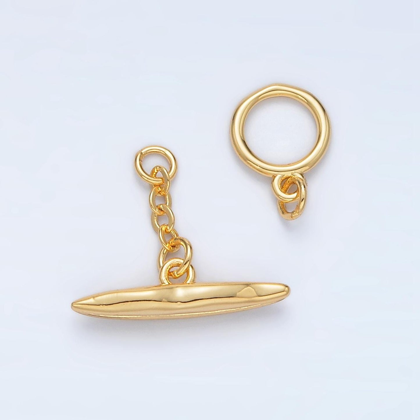 Classic toggle clasp 24k gold filled minimalist ot toggle clasps closure findings | z1006