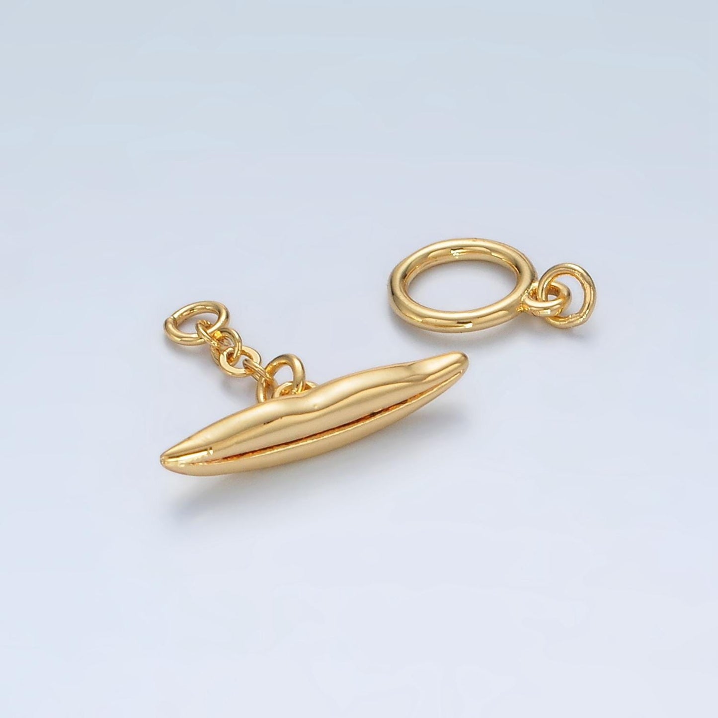 Classic toggle clasp 24k gold filled minimalist ot toggle clasps closure findings | z1006