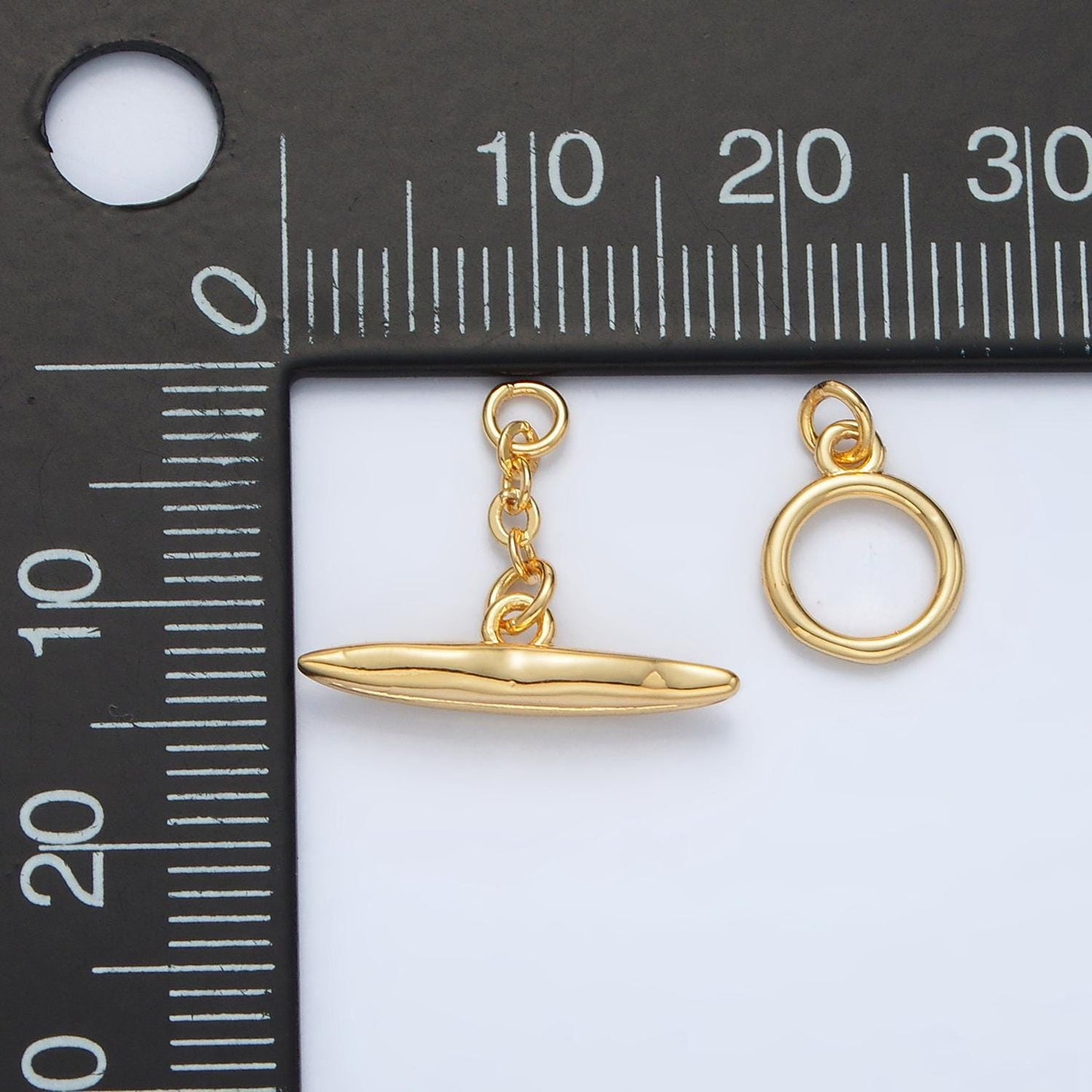 Classic toggle clasp 24k gold filled minimalist ot toggle clasps closure findings | z1006