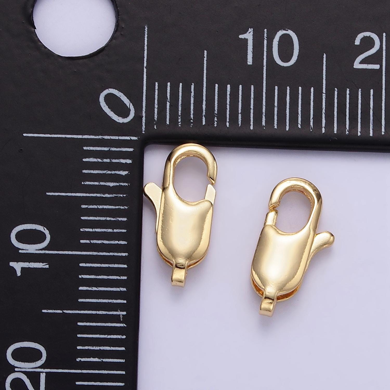 24k gold filled lobster clasps closure for bracelet necklace jewelry supply in gold z871