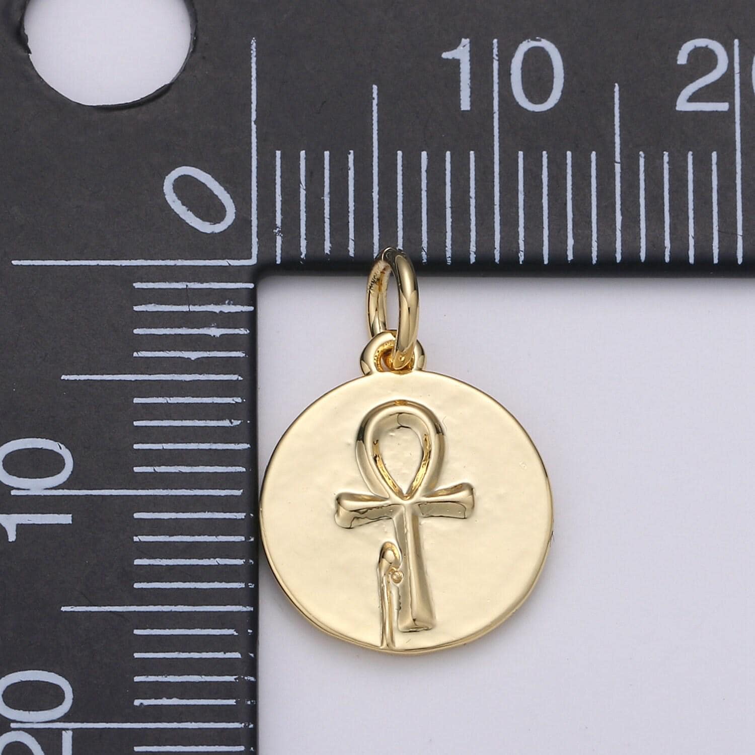 Gold ankh charm chgf 1617