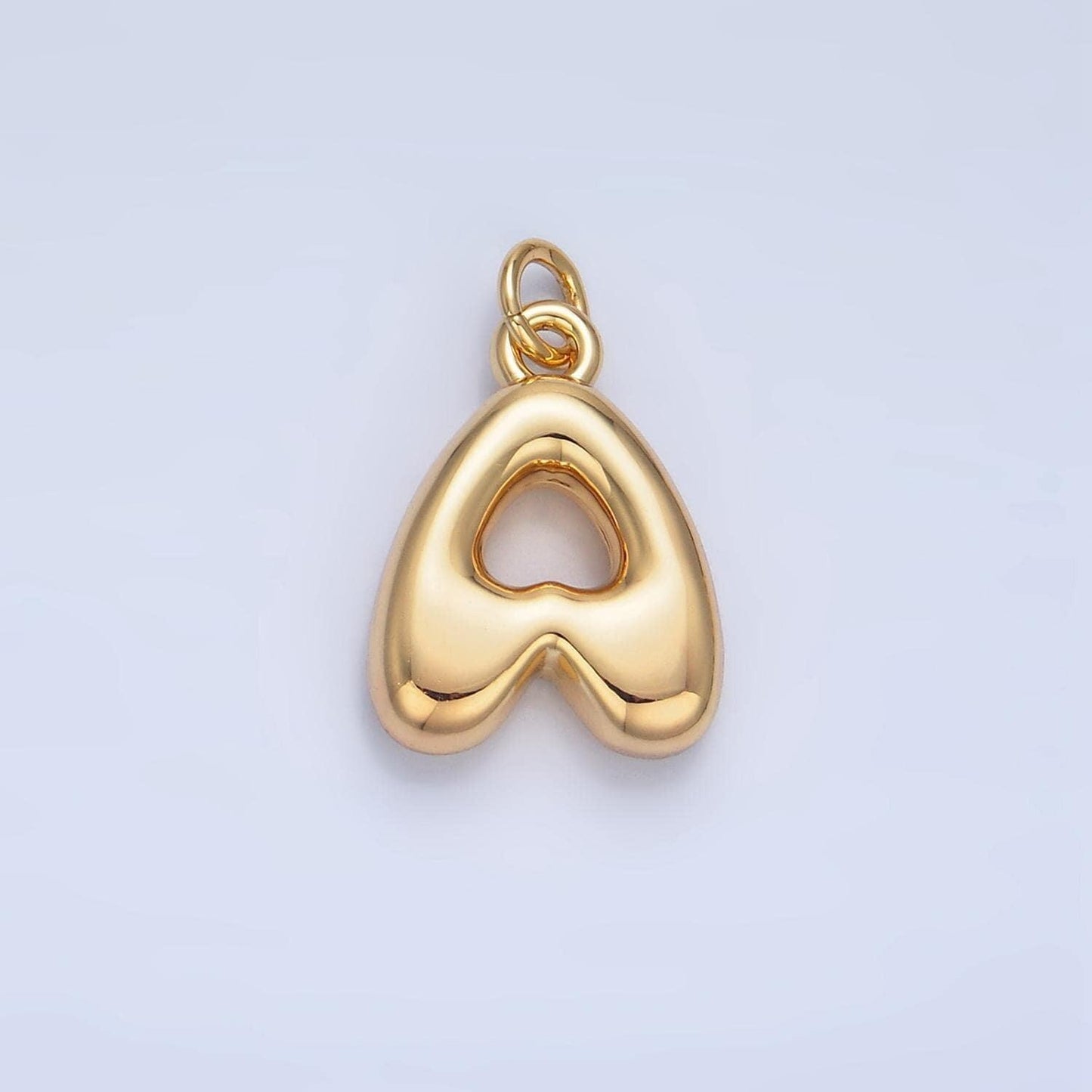 18k gold filled alphabet balloon initial charm dainty puffy letter charm necklace bubble font style necklace bracelet a1513