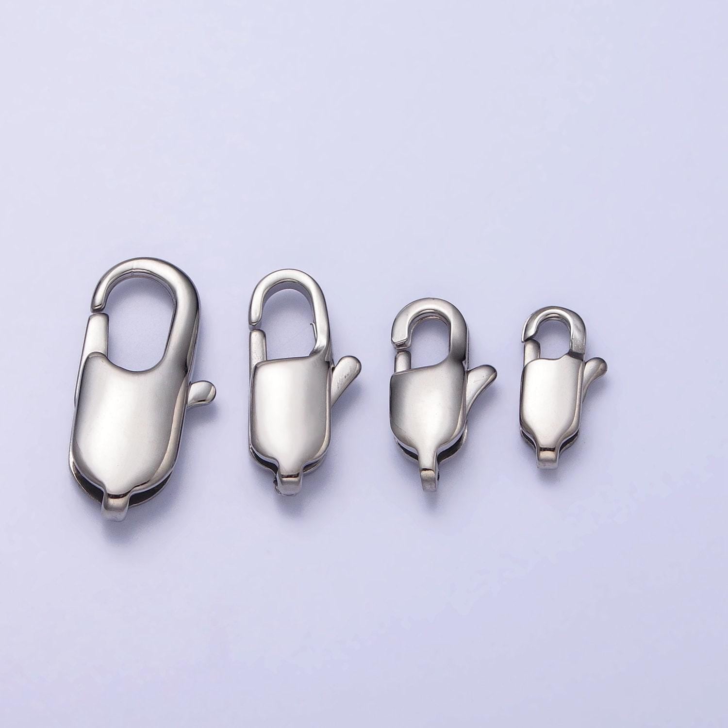 Stainless steel lobster clasp parrot clasp claw clasp tarnish free end clasp for necklace bracelet anklet component z314