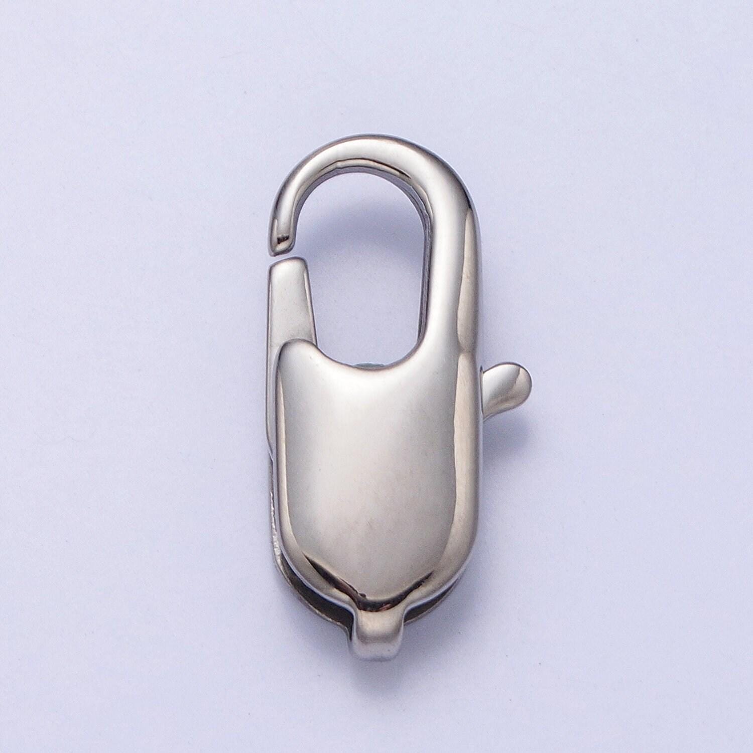 Stainless steel lobster clasp parrot clasp claw clasp tarnish free end clasp for necklace bracelet anklet component z314