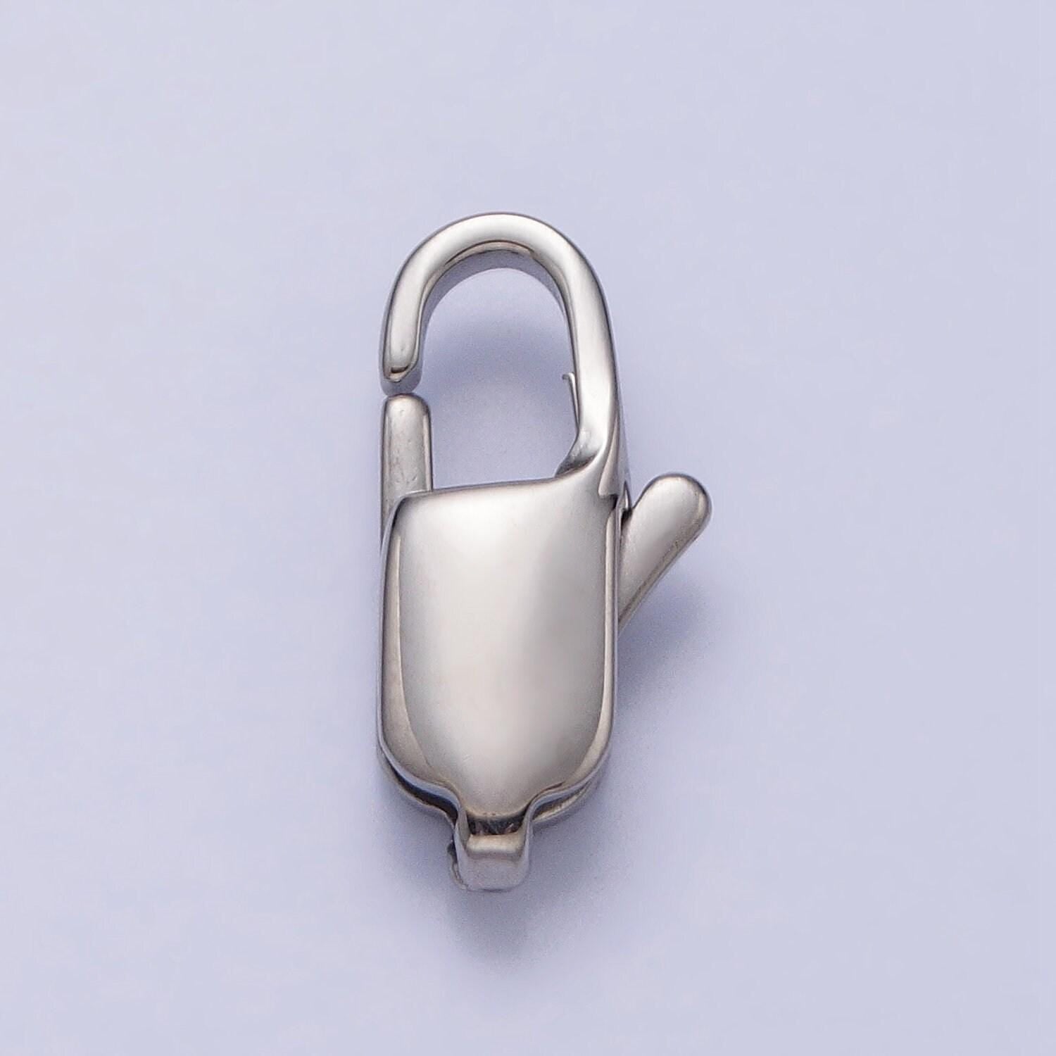 Stainless steel lobster clasp parrot clasp claw clasp tarnish free end clasp for necklace bracelet anklet component z314