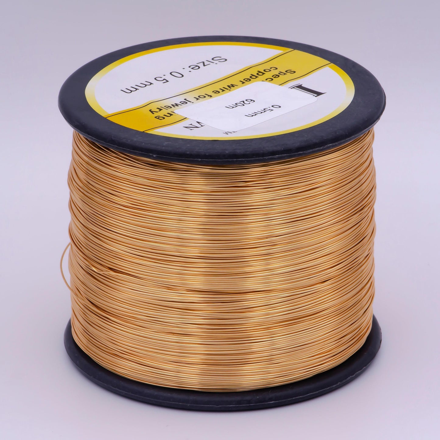Gold plated non tarnish beading wire for craft supply copper wire tarnish resistant jewelry making 18, 20, 21, 22, 24, 26, 28 gauge 5 meter