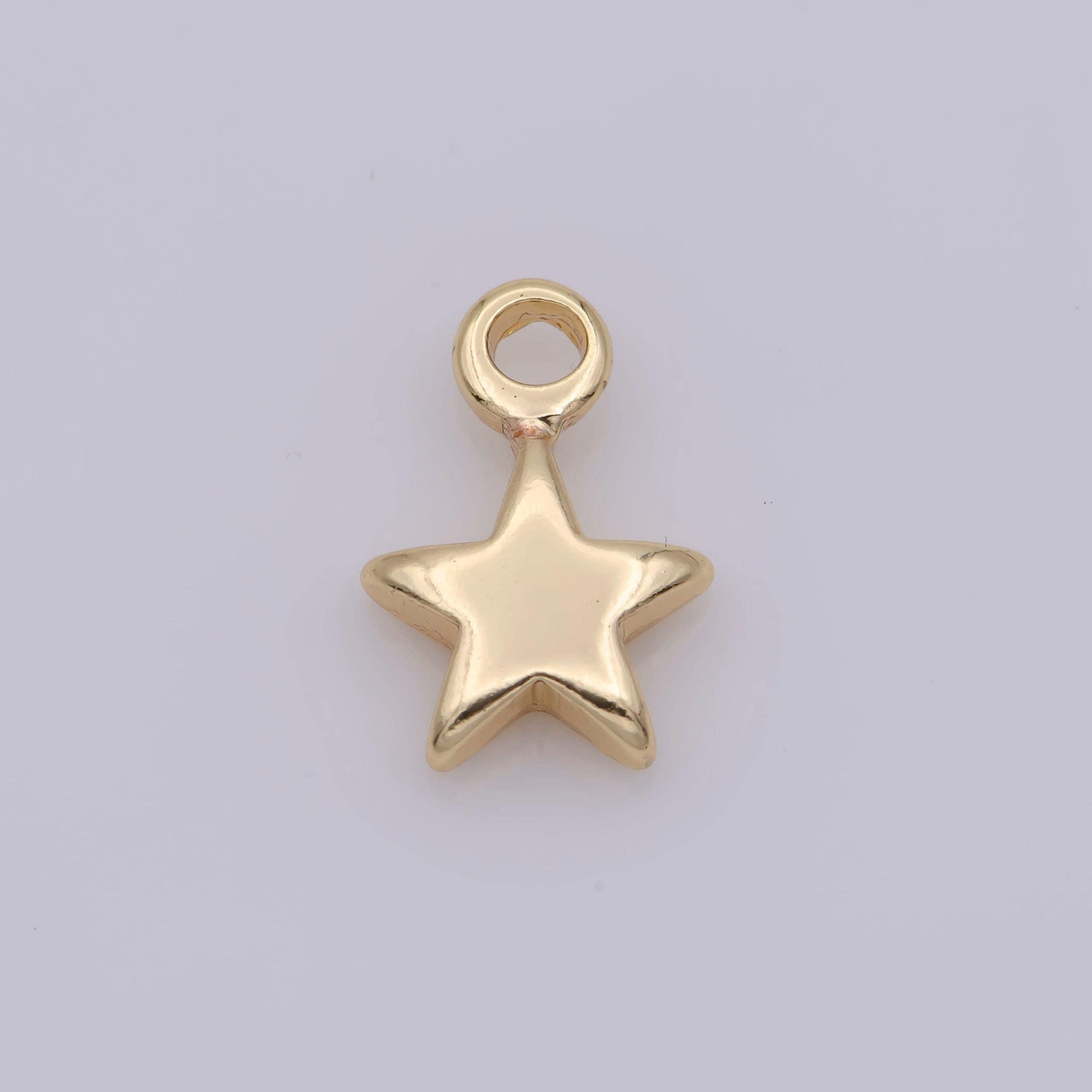 Tiny gold filled star charm mini star charm for bracelet necklace earring celestial jewelry making wholesale bulk charm