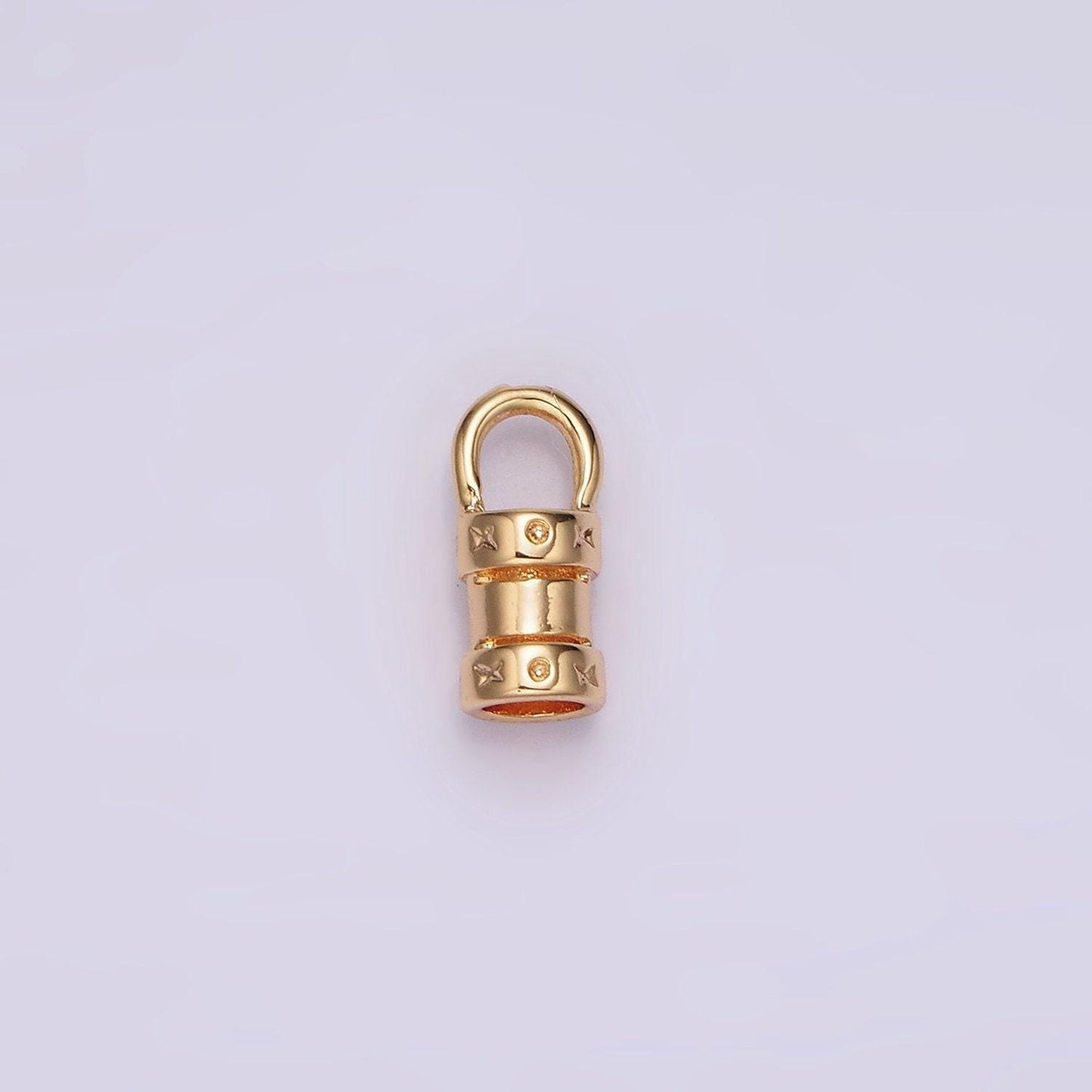 Leather or cord crimp ends with loop