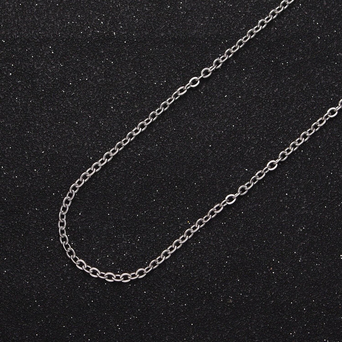 24k gold filled mini cable rolo bulk unfinished chain, 2mm width gold & silver wholesale chain for jewelry making | roll-953, roll-954