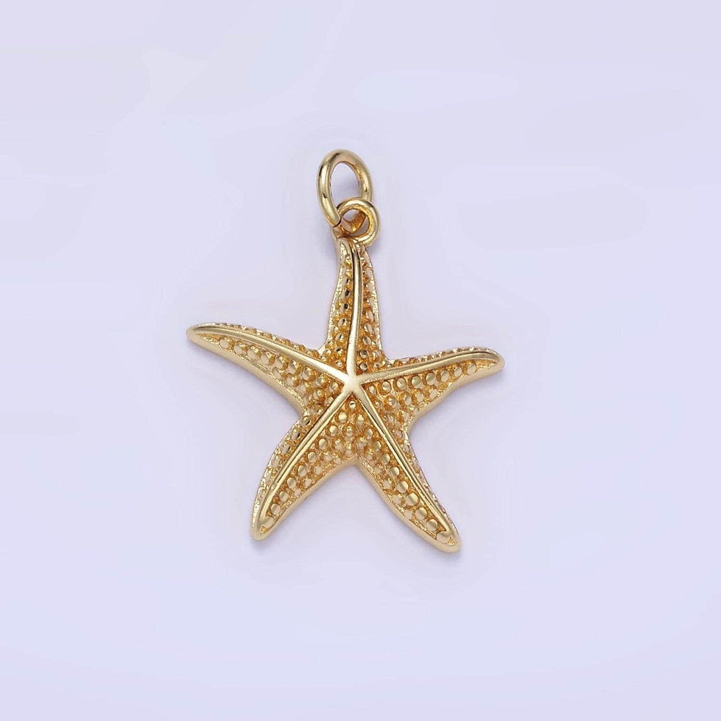 Gold starfish charms 24k gold filled sea star pendant starfish charm for bracelet necklace diy jewelry making supply fish ocean beach | c491
