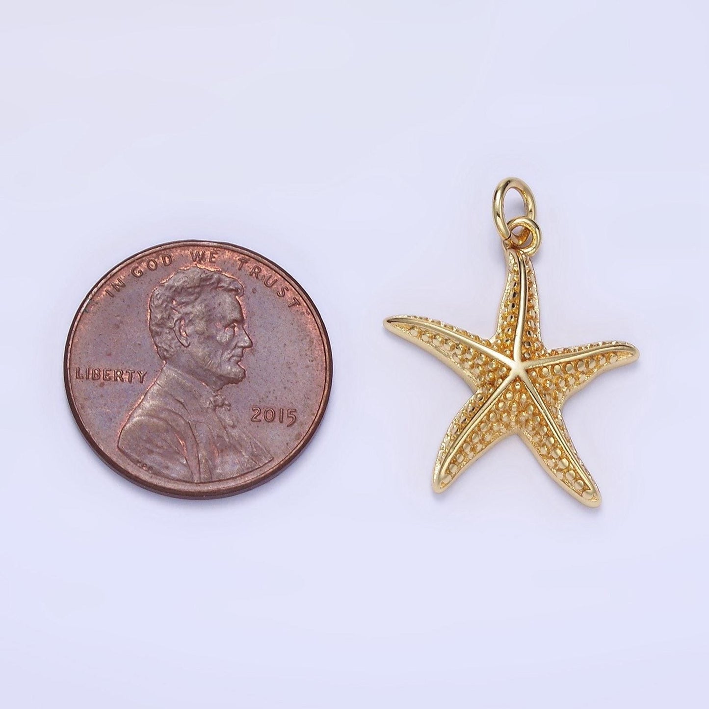 Gold starfish charms 24k gold filled sea star pendant starfish charm for bracelet necklace diy jewelry making supply fish ocean beach | c491