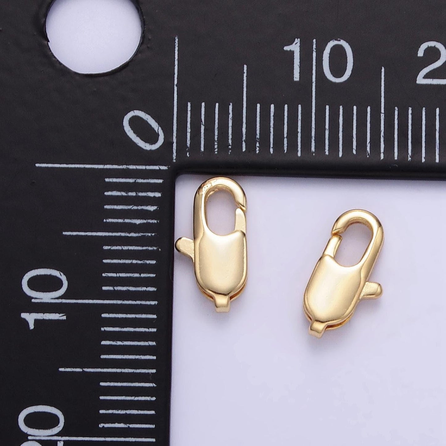 24k gold filled lobster clasps closure for bracelet necklace jewelry supply in gold z870