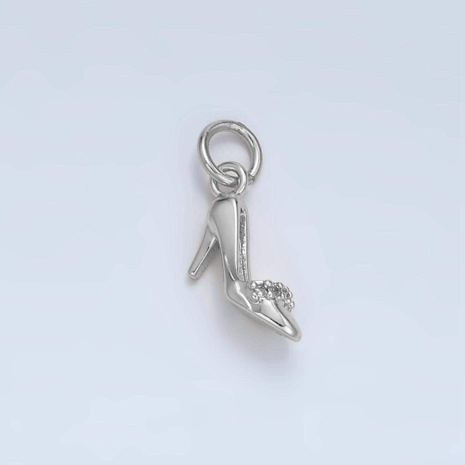 14k gold filled 13mm high heel shoe charm women fashionista pendant minimalist charm | x934