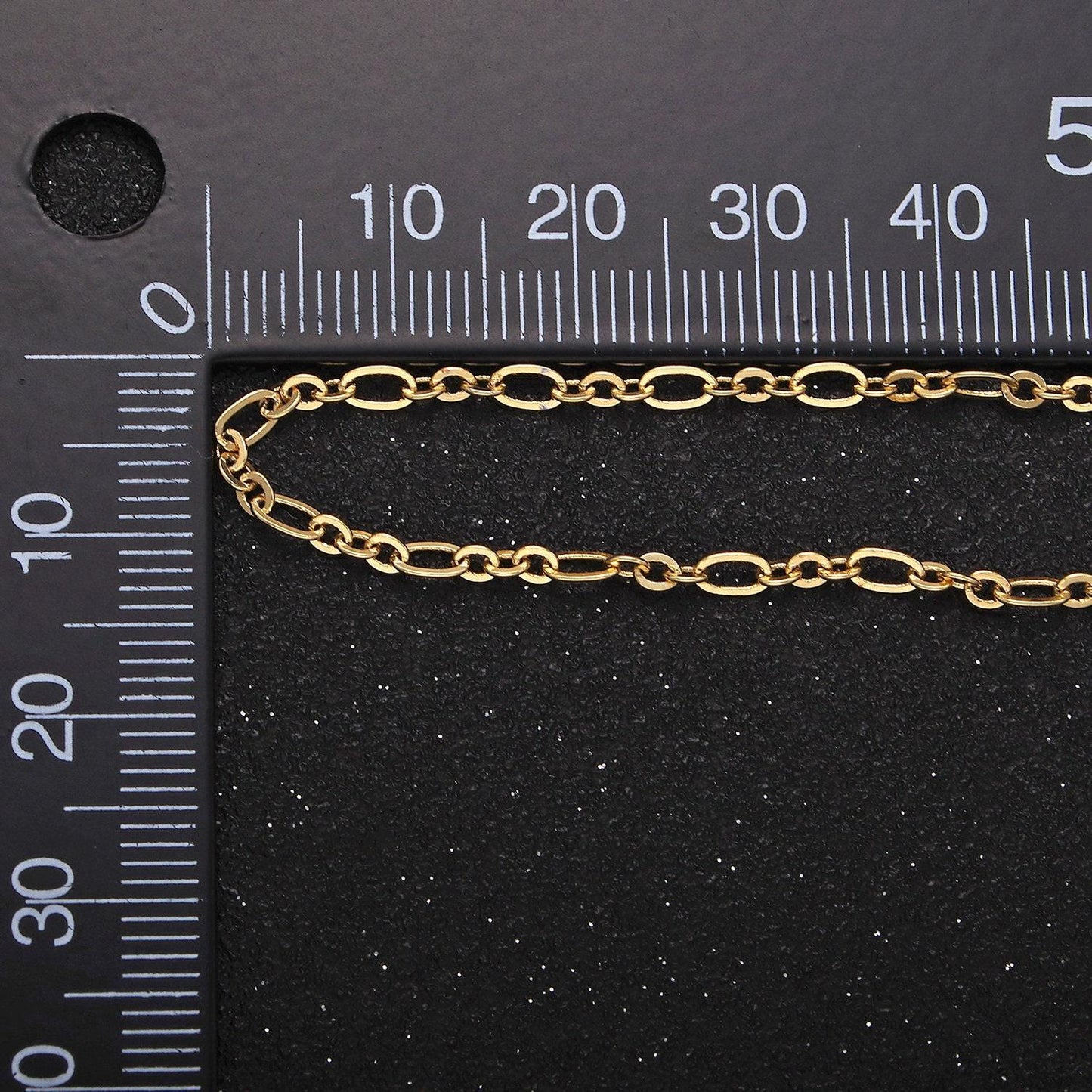 Dainty 14k gold filled oval long and short chain necklace 18 inch for layer necklace charm necklace jewelry making supply wa-2464