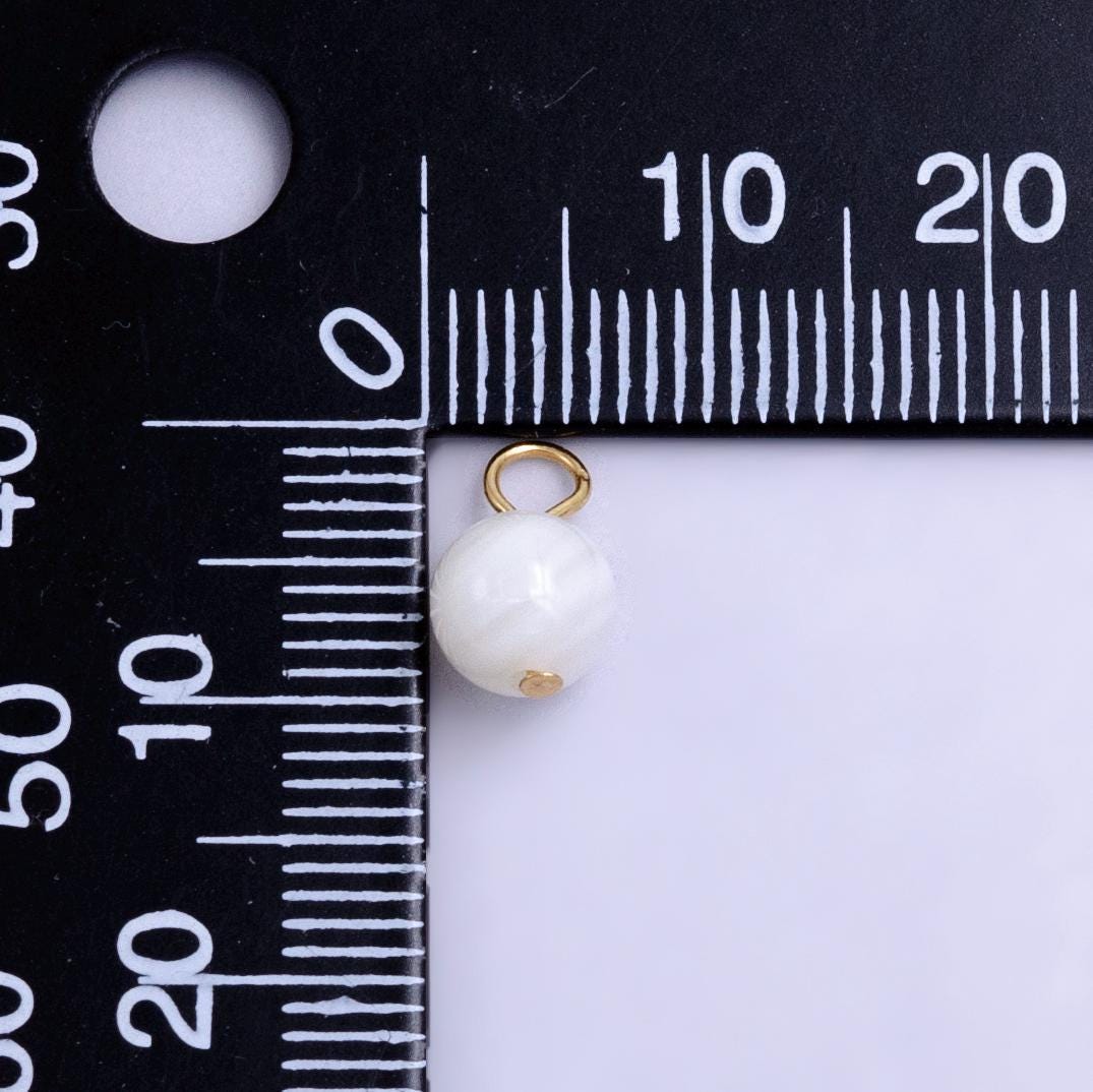 Round freshwater mauve white pearl pendant brownies round pearl ball 24k gold filled charm pa1924
