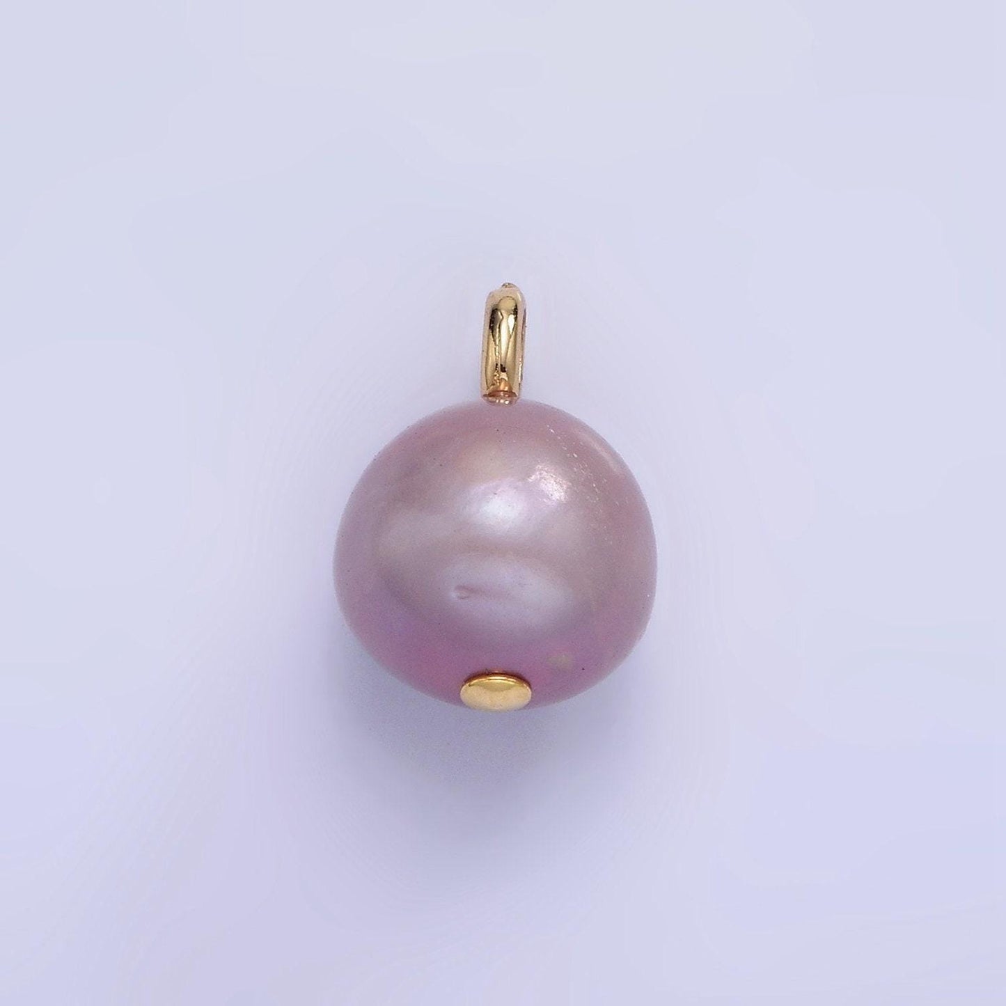 14k gold filled purple pearl sphere 16mm | p-1687