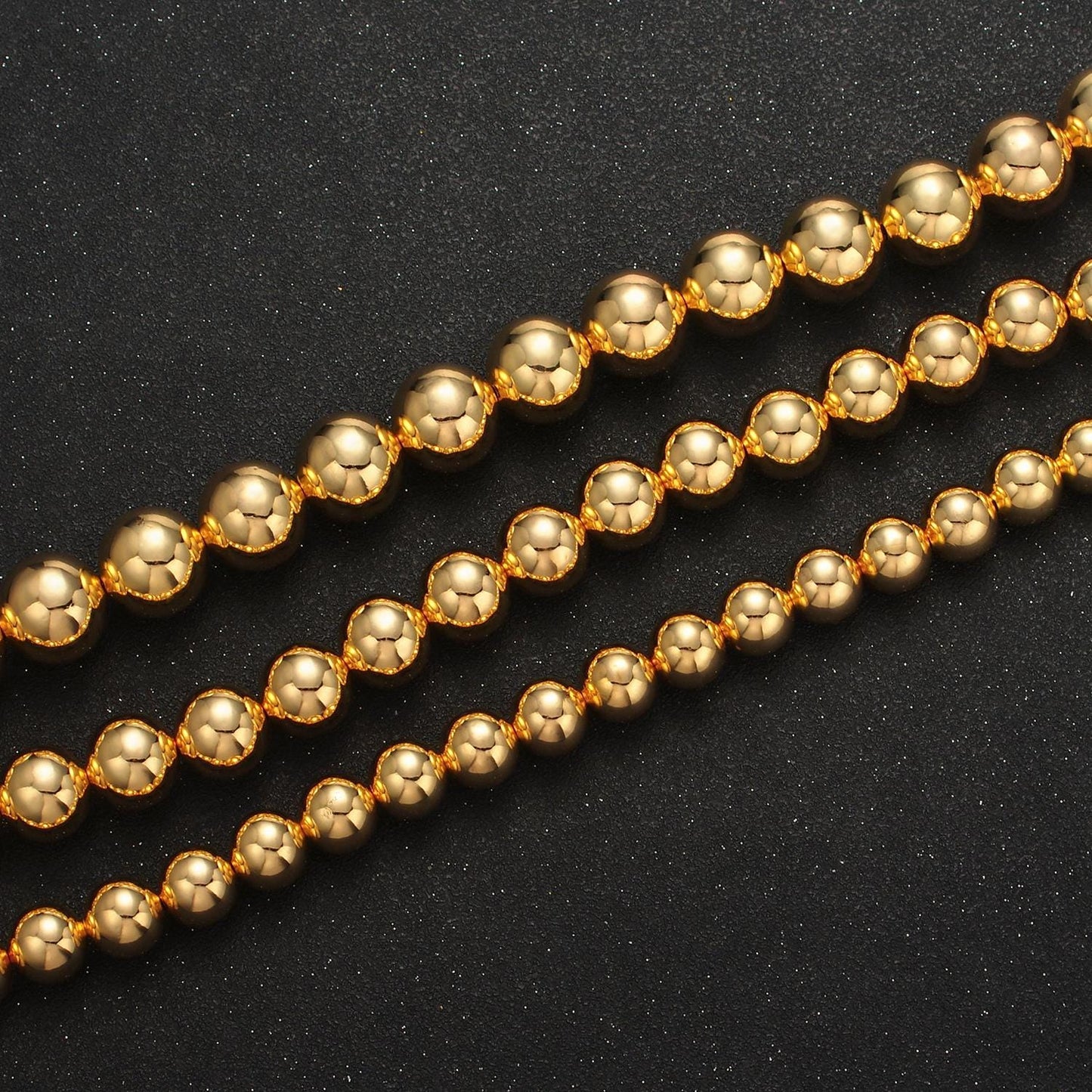 Big Bold Ball Beaded Necklace Chunky Statement necklace Chain layering Magnetic Closure 18.5 Inch Necklace WA2635