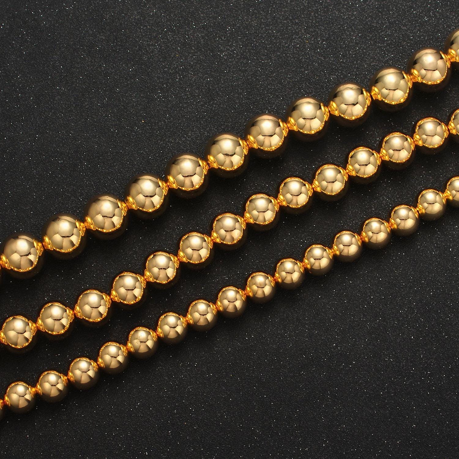 Big Bold Ball Beaded Necklace Chunky Statement necklace Chain layering Magnetic Closure 18.5 Inch Necklace WA2635