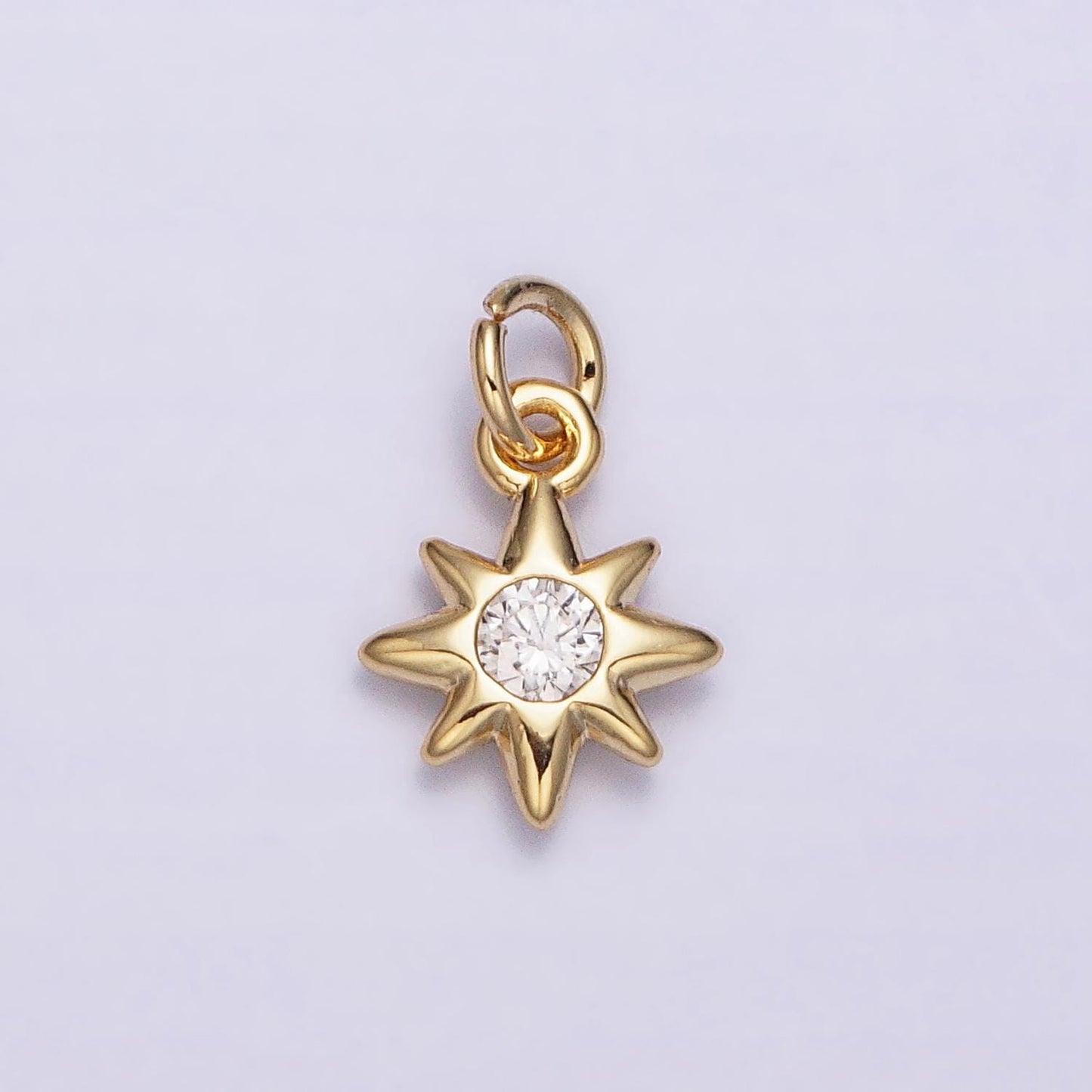 16k gold filled mini star pendant star burst celestial jewelry add-on charm | ac1166