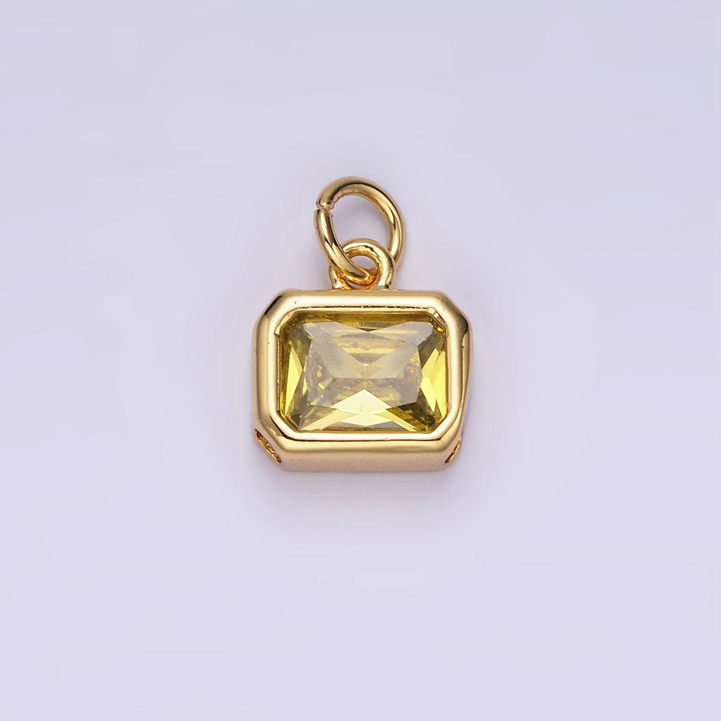 Personalized Birthstone Baguette CZ in 14K Gold Filled -Gold & Silver | N1600 - N1623