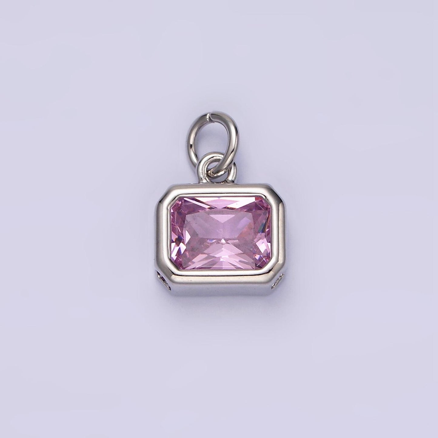 Personalized Birthstone Baguette CZ in 14K Gold Filled -Gold & Silver | N1600 - N1623