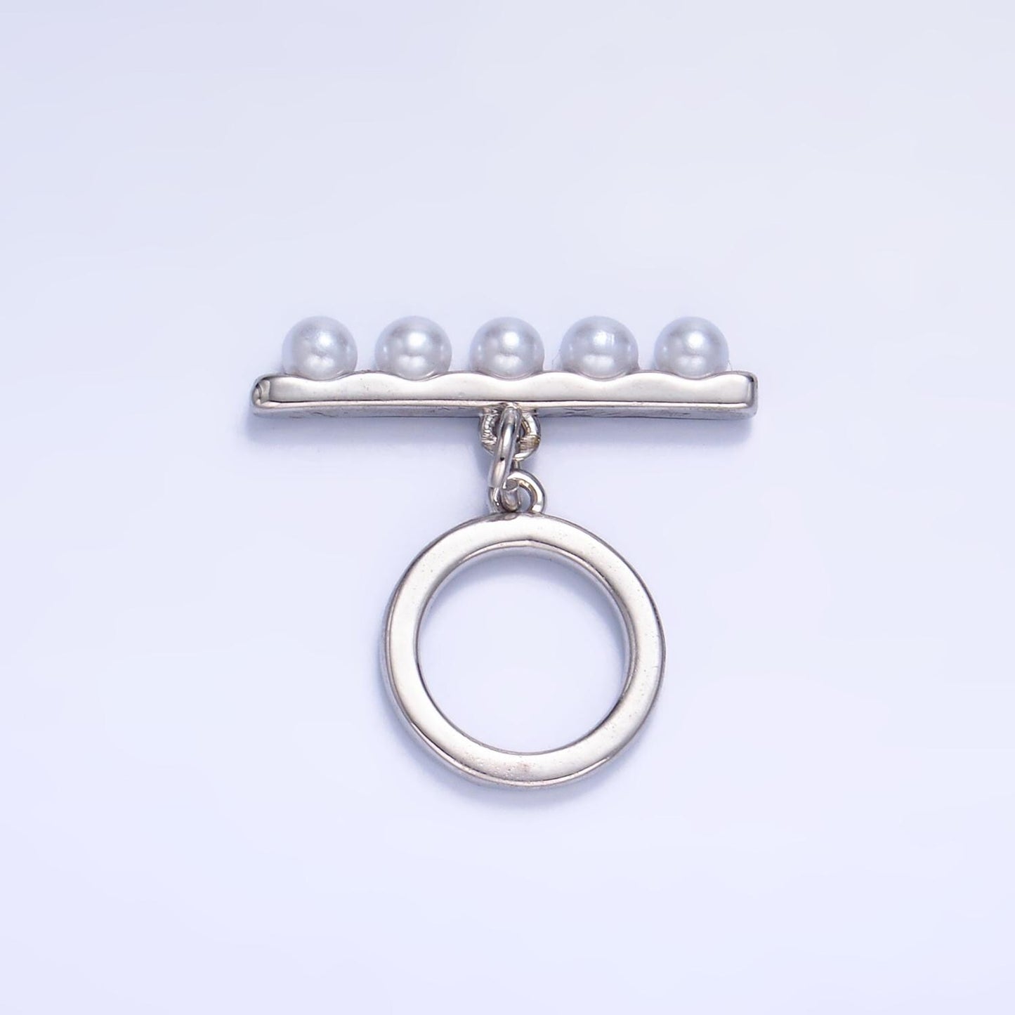24k gold filled Pearl ot toggle clasps Silver end clasp for jewelry handmade making bracelet necklace bar fancy clasp Z1038