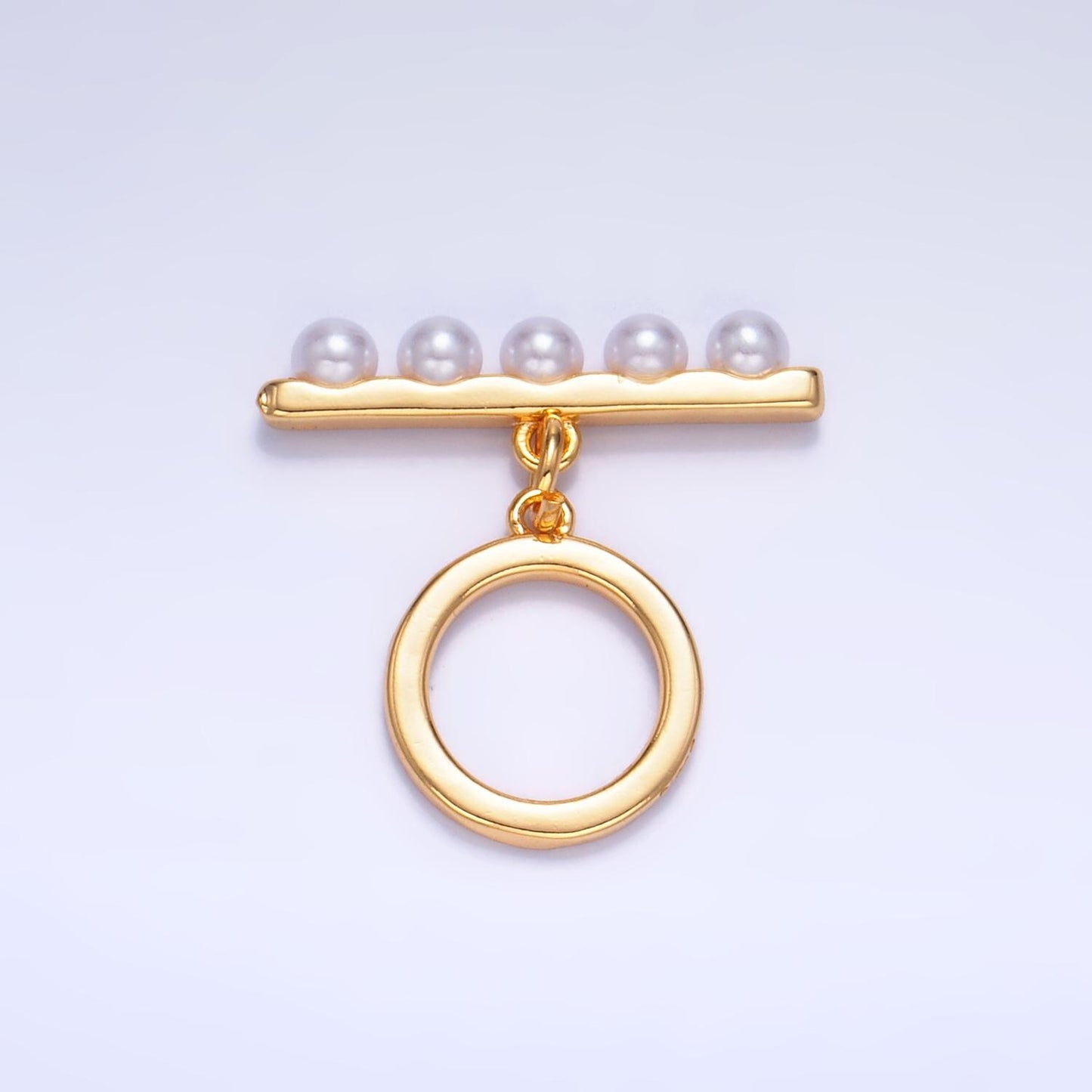 24k gold filled Pearl ot toggle clasps Silver end clasp for jewelry handmade making bracelet necklace bar fancy clasp Z1038