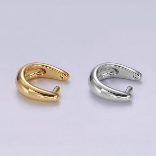 14k gold filled 10mm rounded snap bail minimalist jewelry findings supply | z581