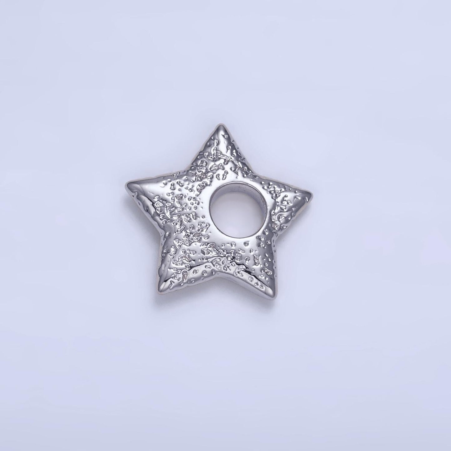 Dainty Textured Star charm necklace gold Star pendant celestial Silver jewelry for Cord Necklace earing, bracelet Supply Artful Pendant B629