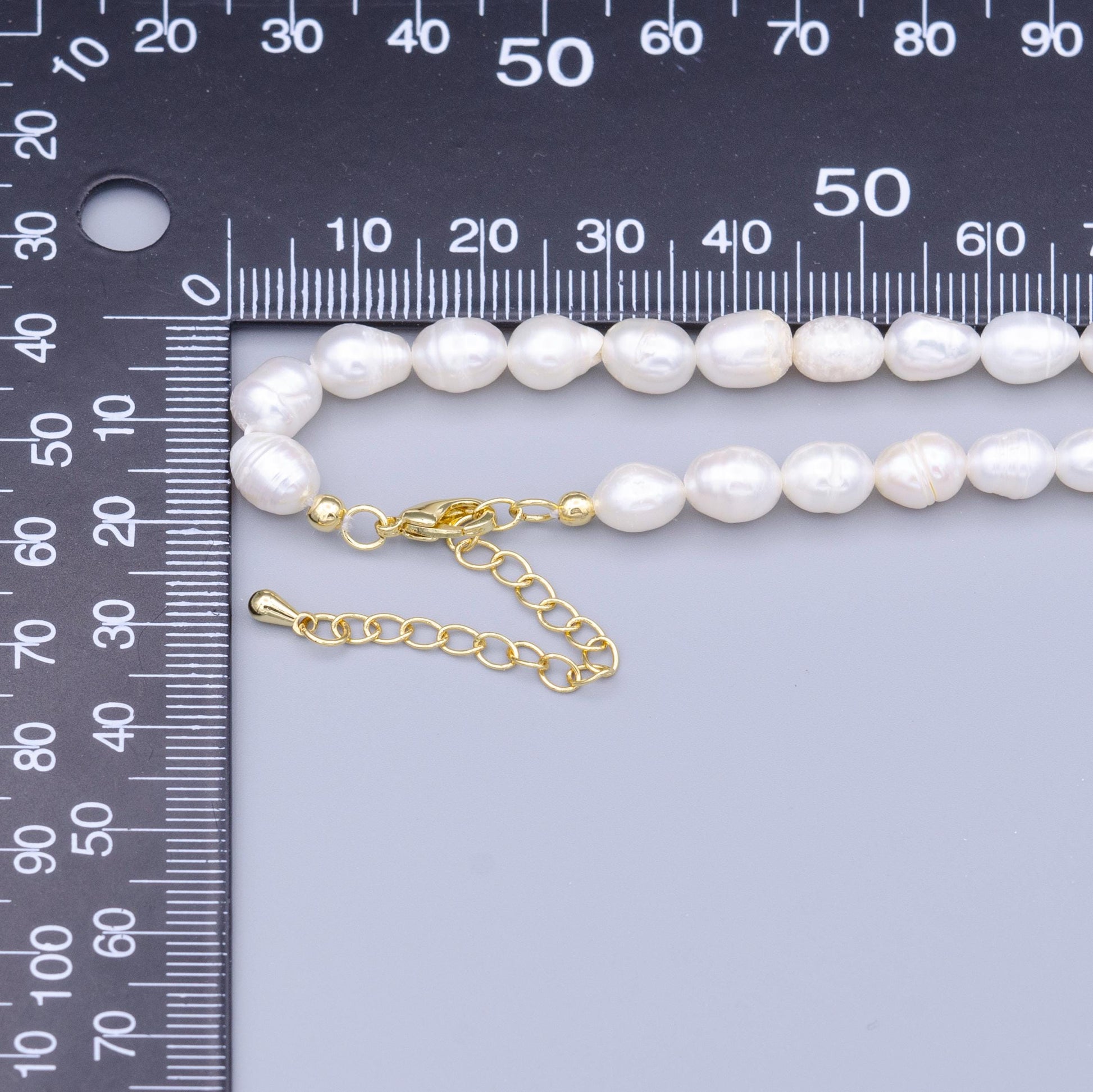 Freshwater Pearl Necklace Genuine Pearl Necklace Handmade Beaded Necklace Dainty Choker Pearl Necklace 14 inch Necklace WA2913