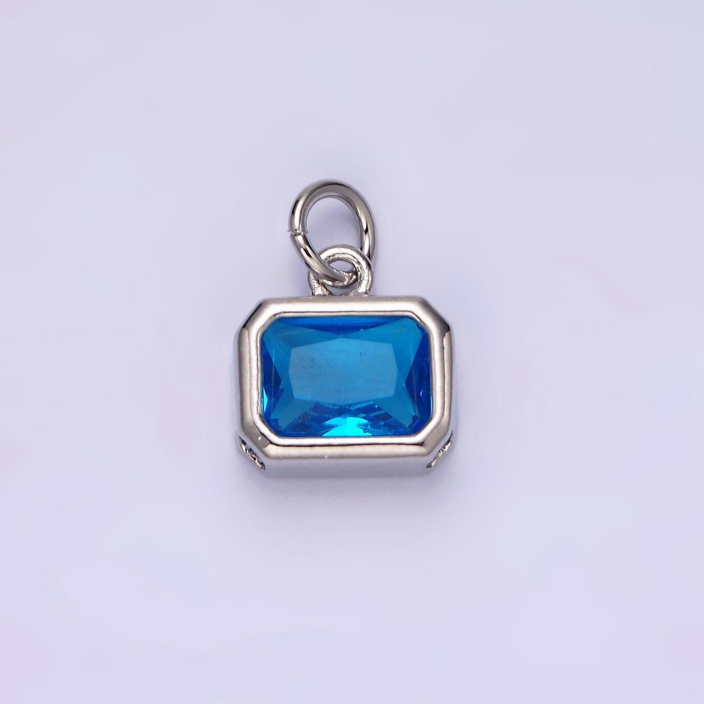Personalized Birthstone Baguette CZ in 14K Gold Filled -Gold & Silver | N1600 - N1623