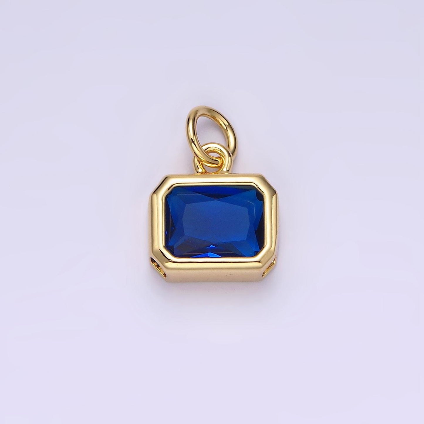 Personalized Birthstone Baguette CZ in 14K Gold Filled -Gold & Silver | N1600 - N1623