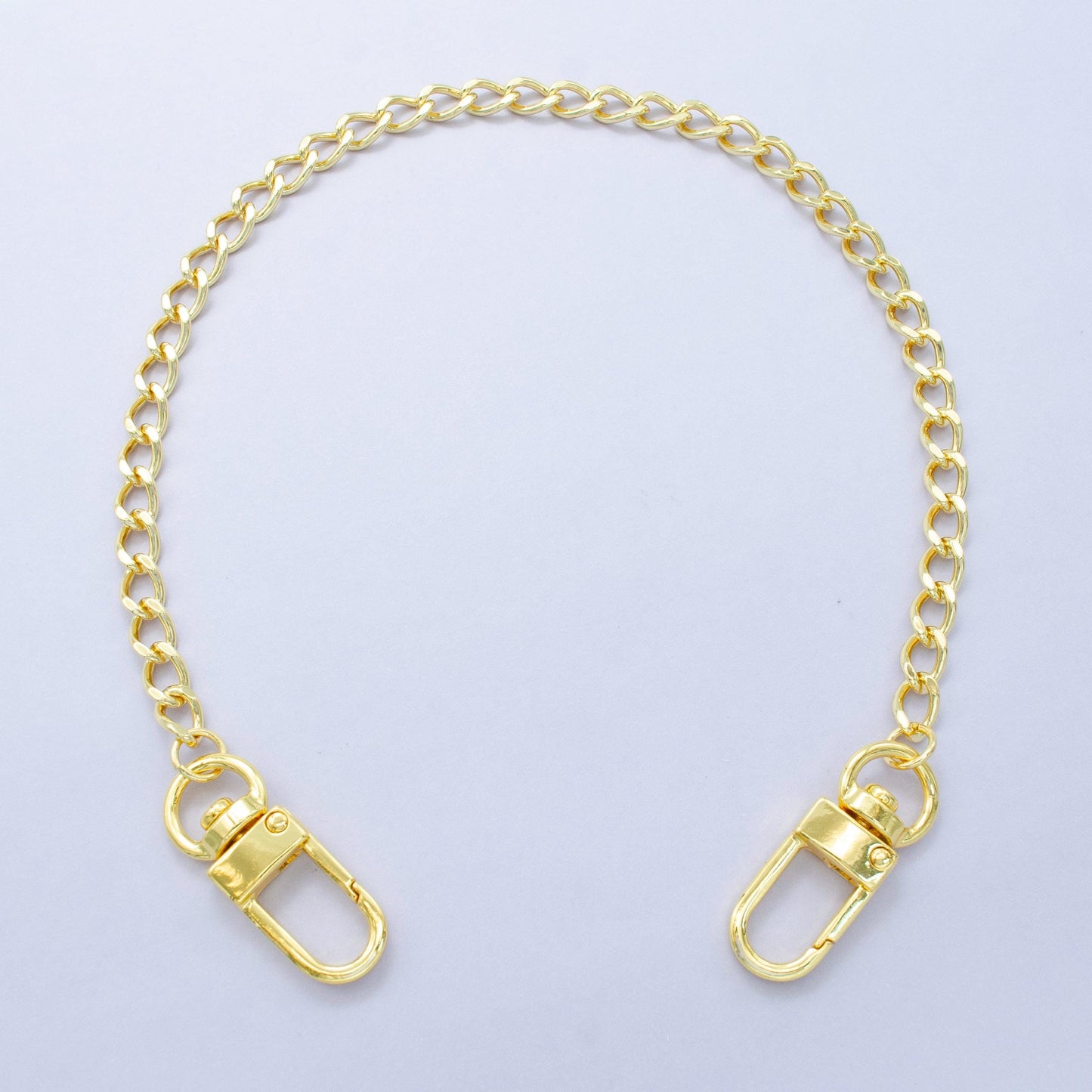 Long 24k Gold Filled Cable chain 11.5 inch for Bag Charm Supply DIY Supply for Tote Purse Charm Jewelry Making WA-2938