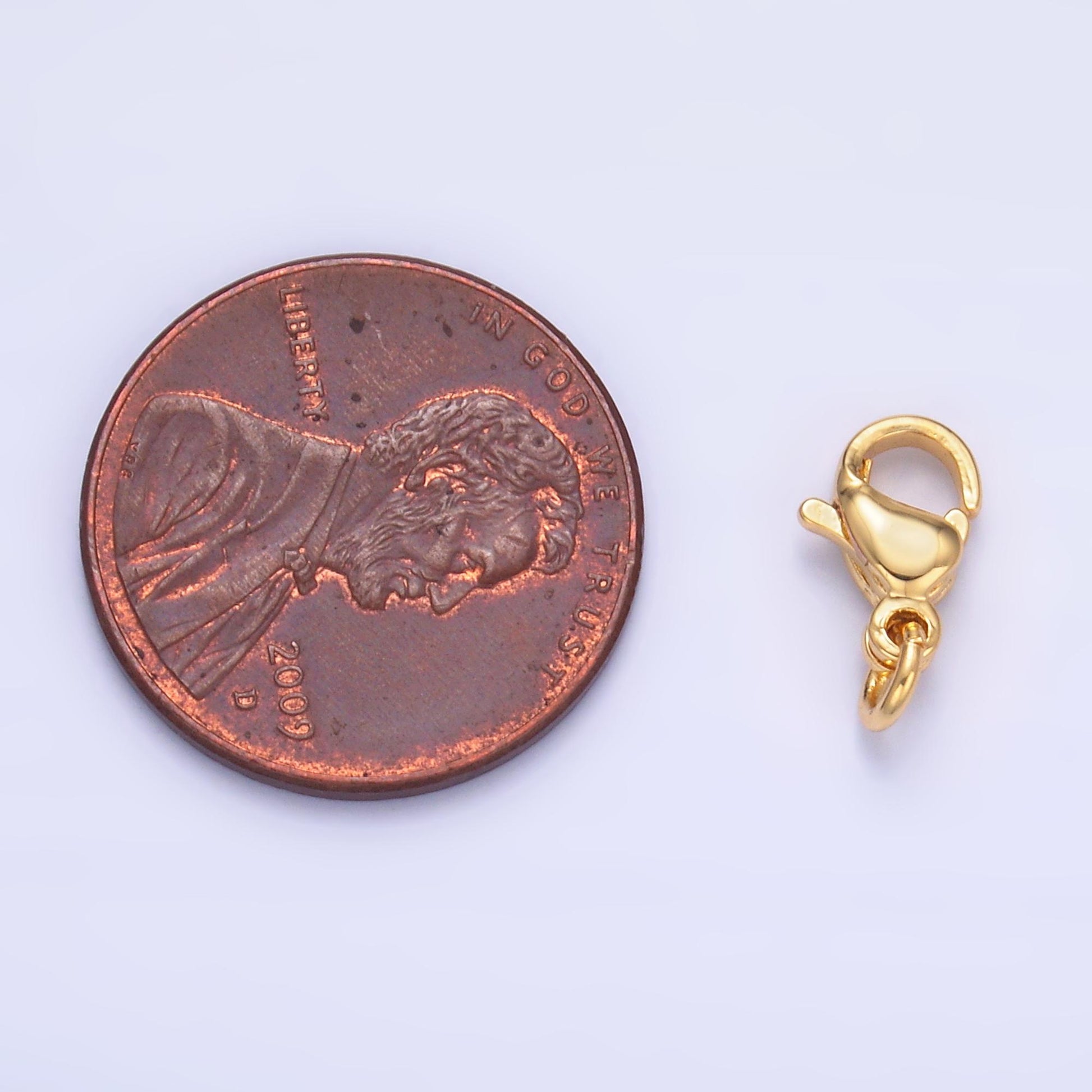 10x Stainless Steel 9mm Lobster Claw Clasps Closure Findings Set | Z-1049