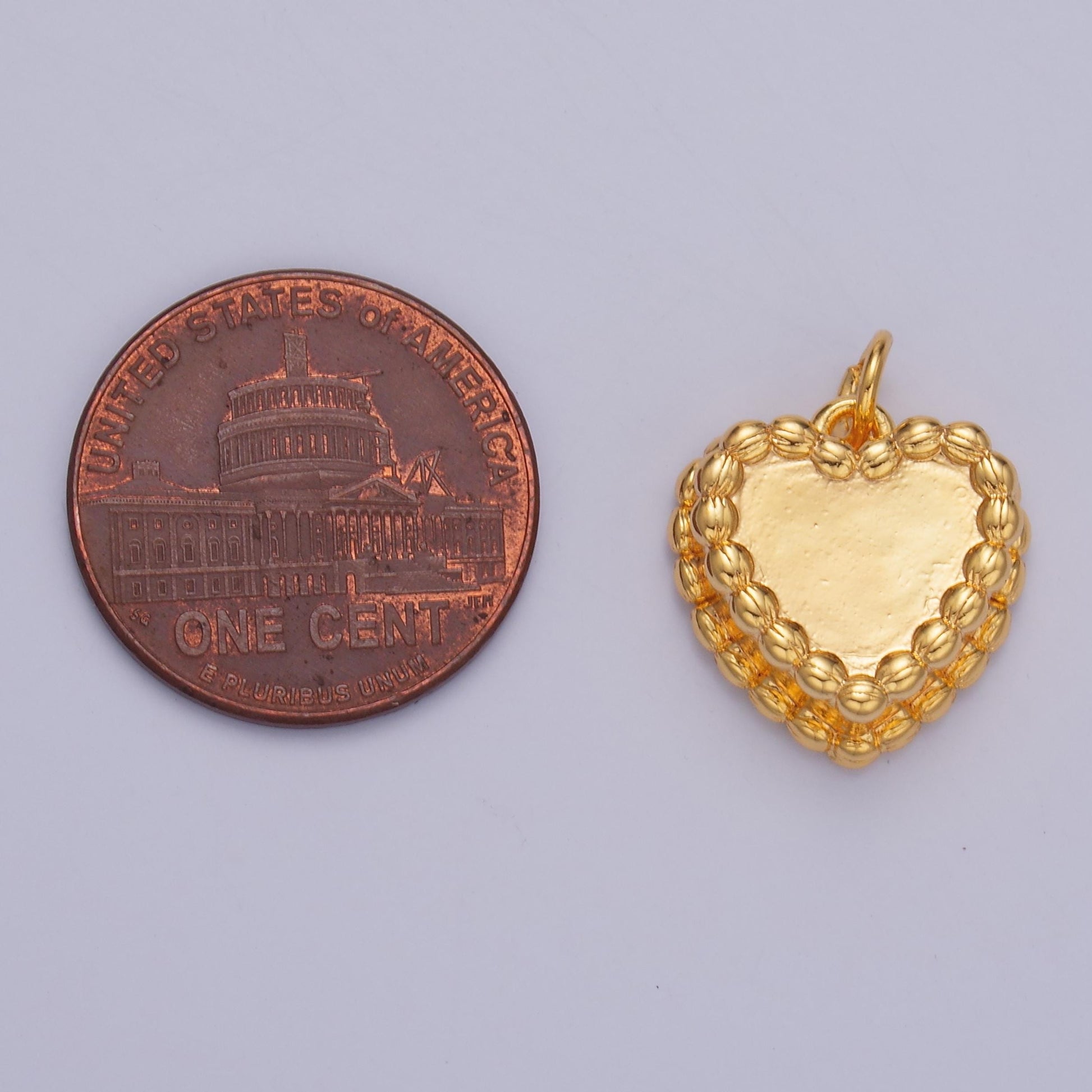 3D Mini Valentine Cake Heart Charm gold filled love charm Birthday Cake Inspired | W413