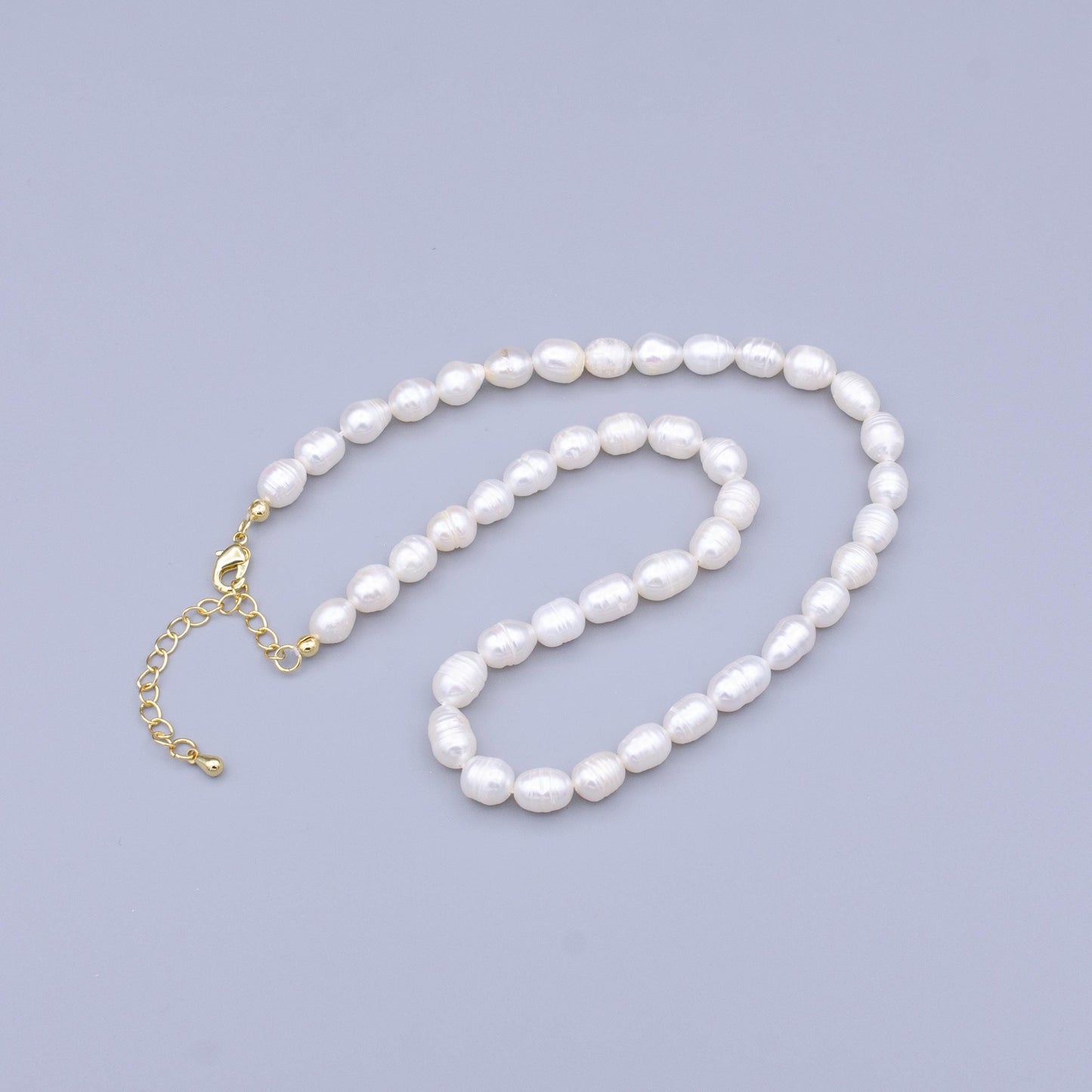 Freshwater Pearl Necklace Genuine Pearl Necklace Handmade Beaded Necklace Dainty Choker Pearl Necklace 14 inch Necklace WA2913