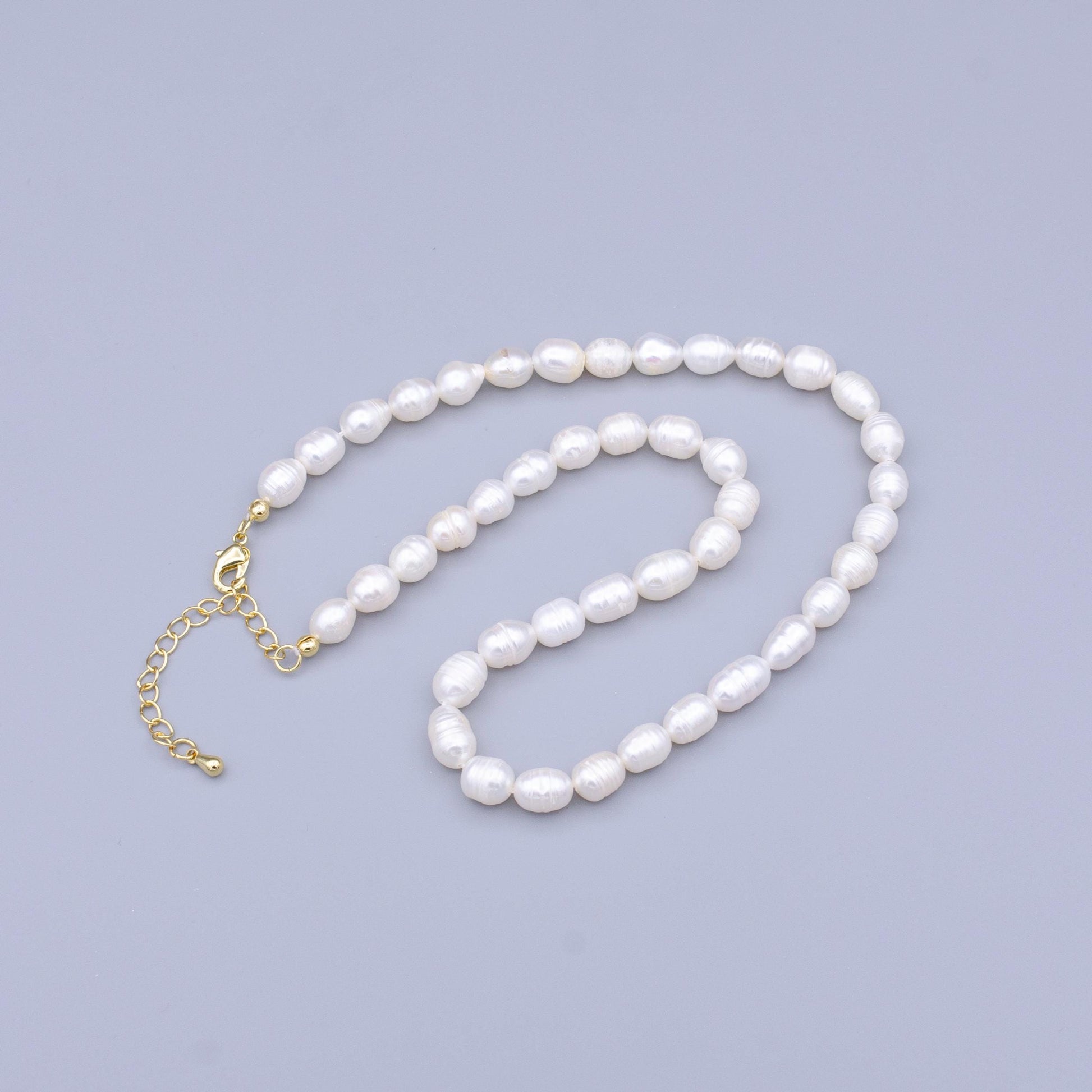 Freshwater Pearl Necklace Genuine Pearl Necklace Handmade Beaded Necklace Dainty Choker Pearl Necklace 14 inch Necklace WA2913
