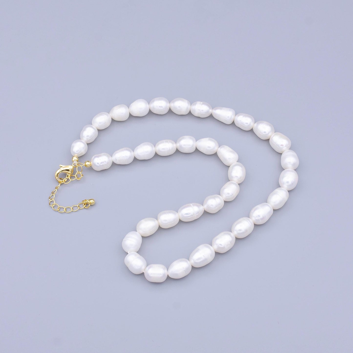 15 inch Pearl Necklace Genuine Pearl Necklace Handmade Beaded Necklace Dainty Choker Pearl Necklace WA2911