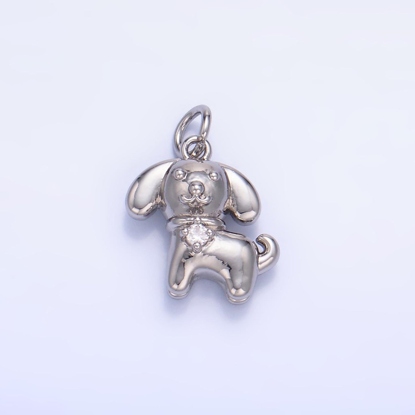 Mini Gold Dog Charm 24k gold filled Pets Animal charm for bracelet necklace jewelry making supply | W891