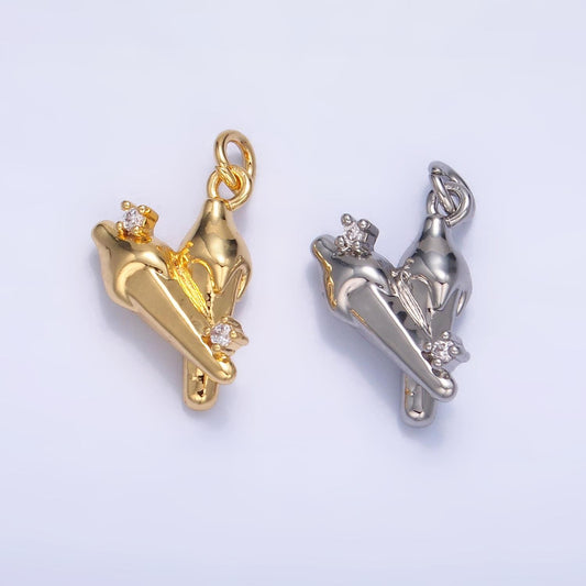 24k gold filled 15mm chili fruit puffed add-on charm | W795