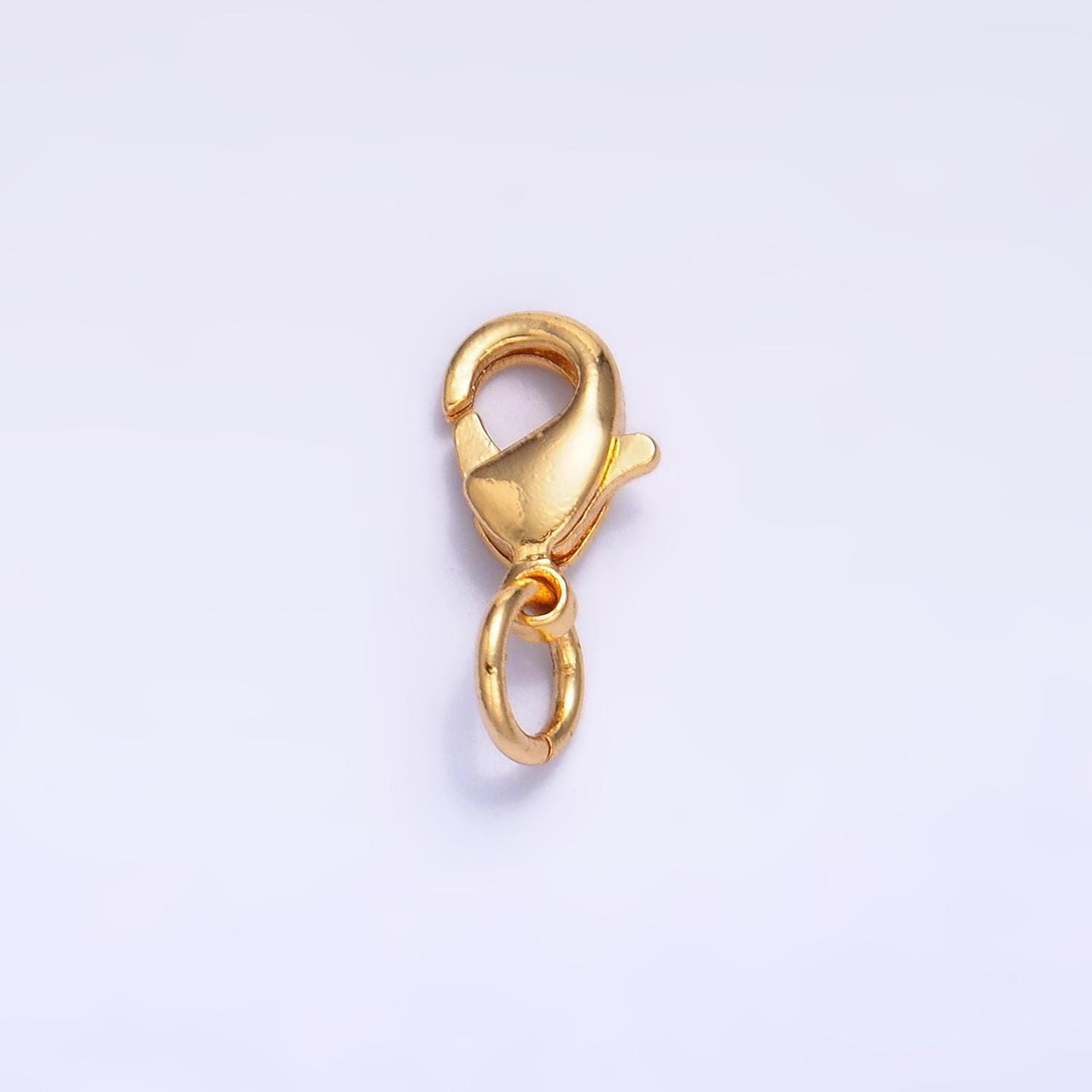 24k gold filled 8mm, 10mm, 12mm, 15mm lobster claw clasps closure findings supply for jewelry making | Z1068
