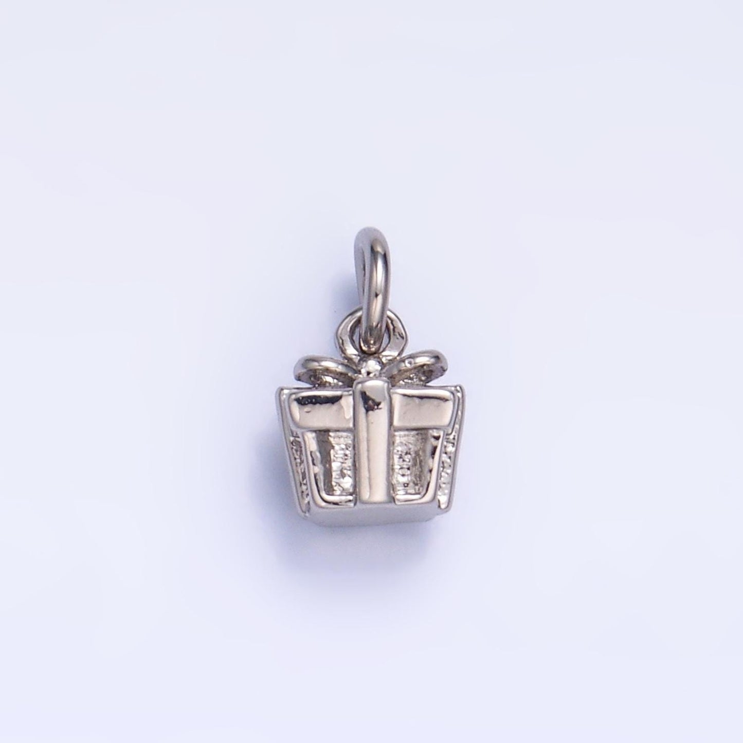 Mini Present Charm Gold Wrapped Gift for Birthday Jewelry Inspired W799
