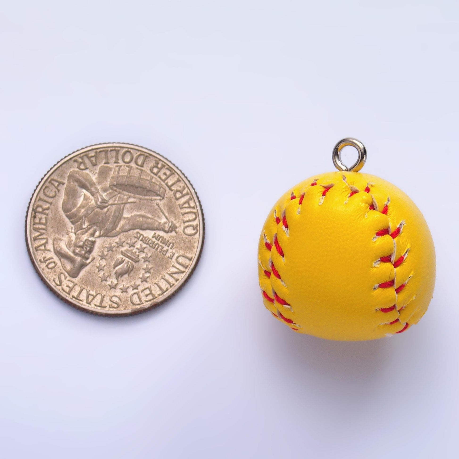 3D Baseball Softball Charm Sport Team Club Lovers for Bag Charm Earring Tumbler Key Chain Charm M466