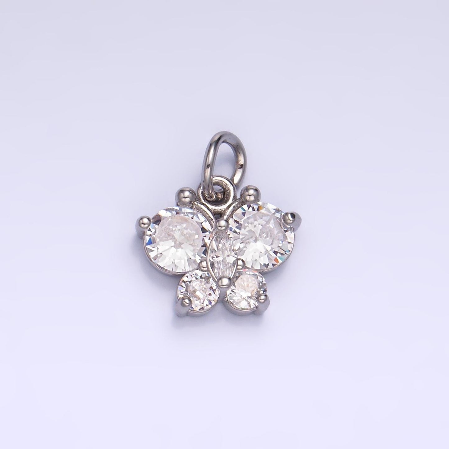 Mini 24k gold filled butterfly charm Multi Color mariposa charm for bracelet necklace earring component | M806