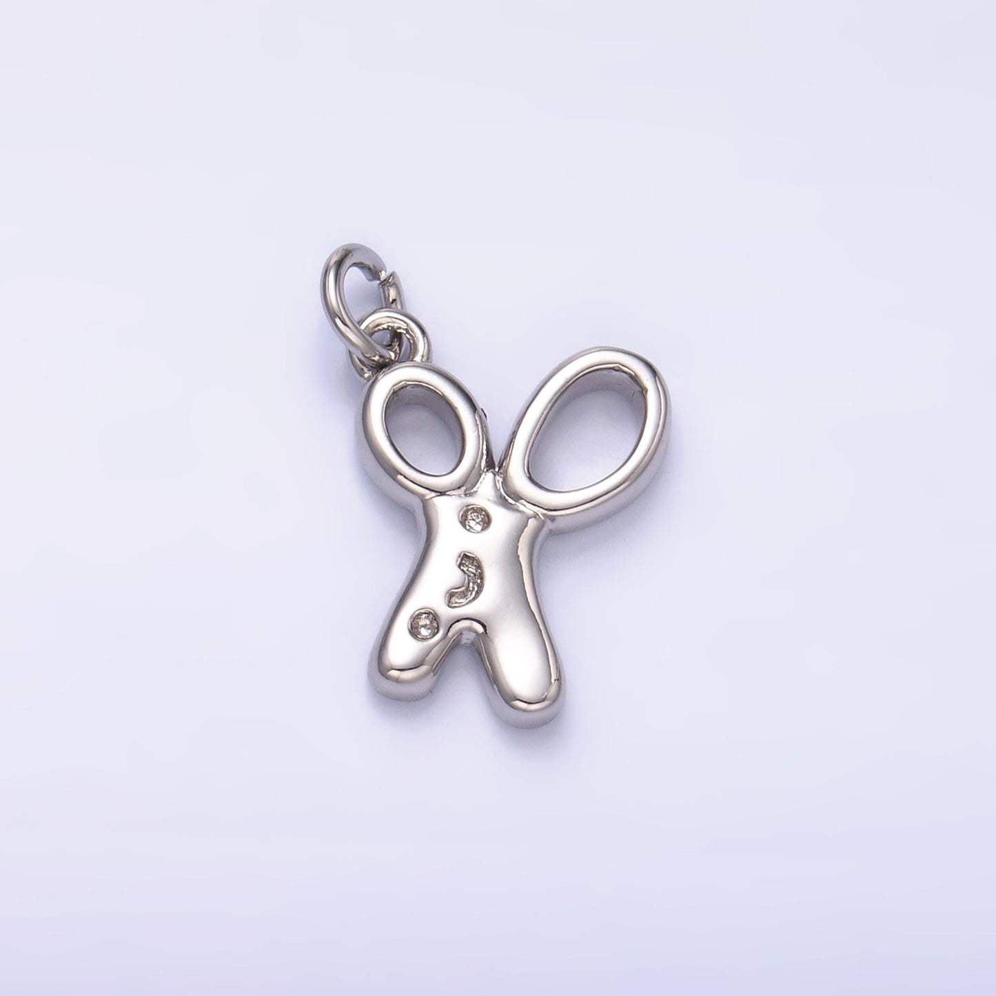 Mini 24k Gold Filled Scissor Pendant Charm For Kindergarten Teacher Appreciation Gift Jewelry Making Supply M707